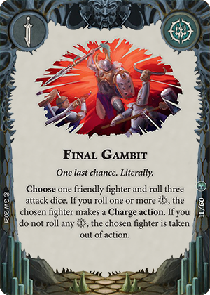 Final Gambit card image - hover